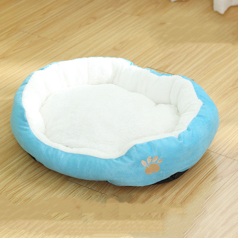 Tyson and Fate's Paw Print Cat Bed