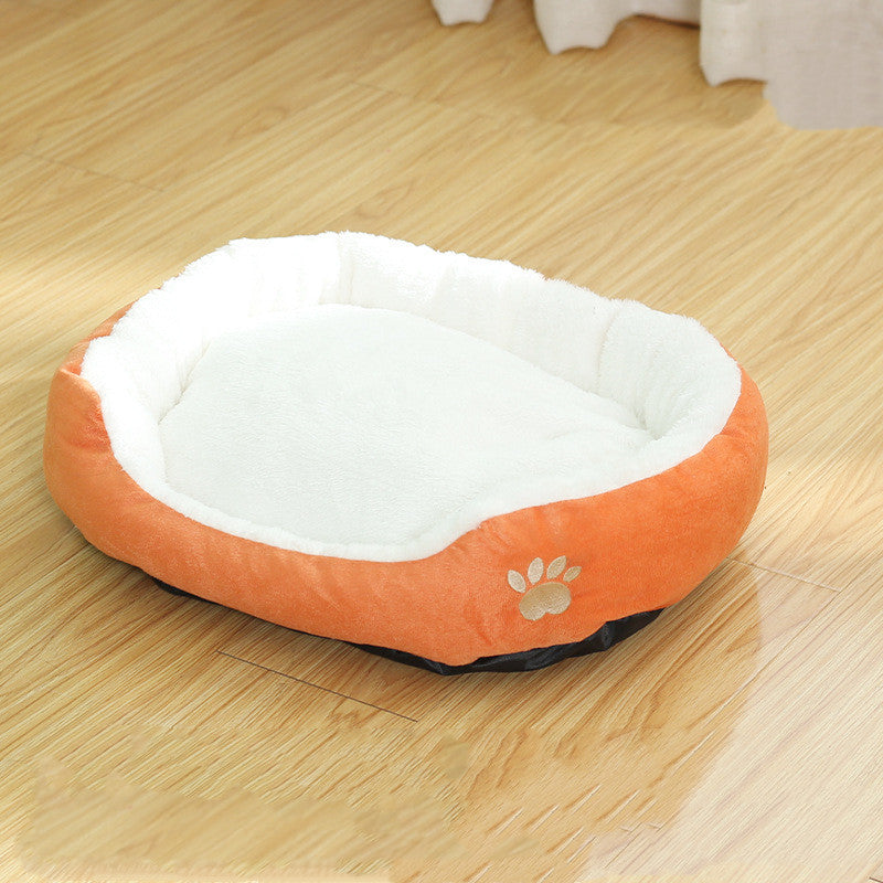 Tyson and Fate's Paw Print Cat Bed