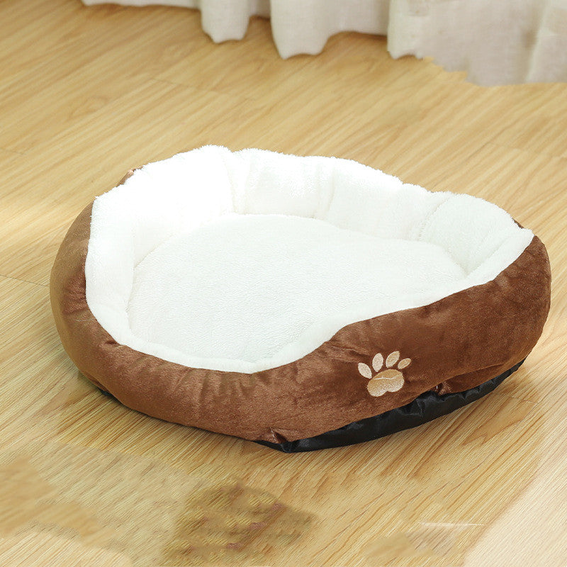 Tyson and Fate's Paw Print Cat Bed