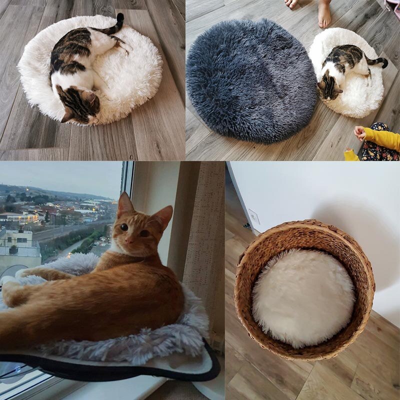 Tyson and Fate's Super Soft Round Cat Bed