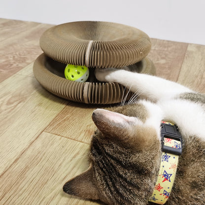 Tyson and Fate's Expandable Cat Scratcher